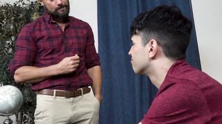 Rob Quin got fucked by his jealous professor Matt the Dom Dad