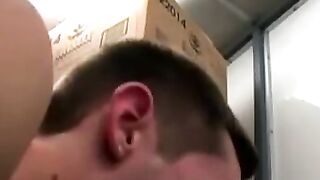Sexy Scott Adler received a warm cum facial after a hard anal pounding session with h