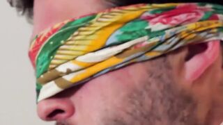 HardcoreBears.com - Big dicked black bear hammers blindfolded cub from behind relentl