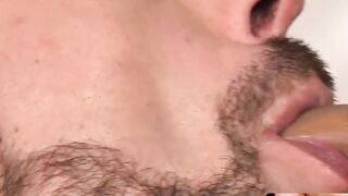 MachoIO.com - Bearded Latino daddy raw fucks his lover's eager ass