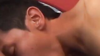 OTBXXX.com - Latin twink enjoys sixty nine foreplay before hard bareback fucking