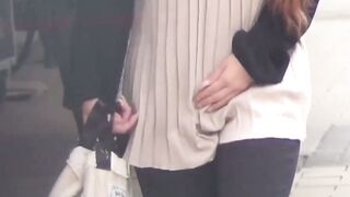 Asian babes with hot hairy pussies close up alley peeing