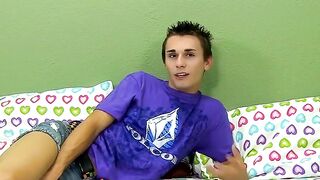 BoyObsession.com - Jacobey London's post-interview twink cock stroking fun