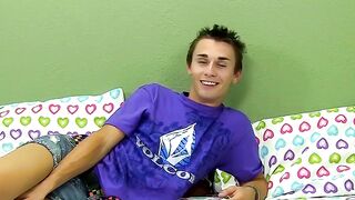 BoyObsession.com - Jacobey London's post-interview twink cock stroking fun