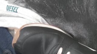 GuysToeSucking.com - Inked twink sucks toes and begs for a hard anal fuck