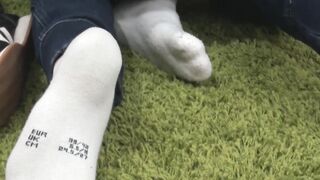 GuysToeSucking.com - Inked twink sucks toes and begs for a hard anal fuck