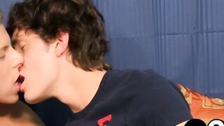 Cute Tyler Woods toe licked before sixtynine and doggystyle