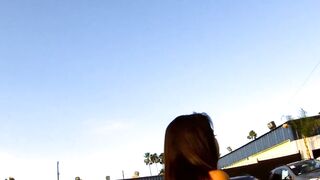 Three pornstars are on a hunt for some hard stranger cock