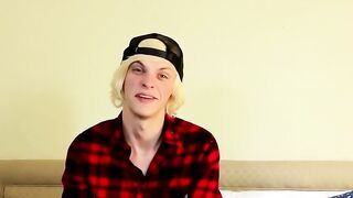 BoyObsession.com - Kayden's blond twink adventure in a solo jerk off show