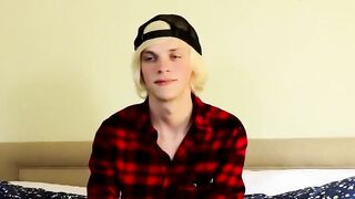 BoyObsession.com - Kayden's blond twink adventure in a solo jerk off show