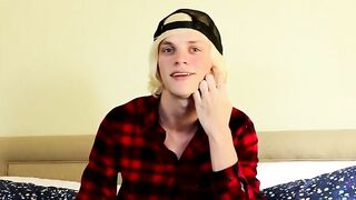 BoyObsession.com - Kayden's blond twink adventure in a solo jerk off show