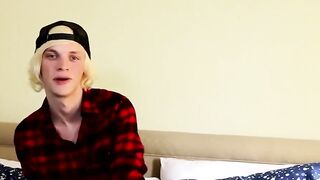 BoyObsession.com - Kayden's blond twink adventure in a solo jerk off show