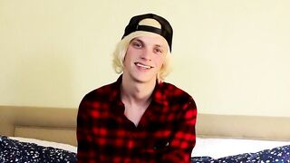 BoyObsession.com - Kayden's blond twink adventure in a solo jerk off show