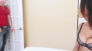 BangbrosPassword.com - Young ebony babe deepthroats big dick before a wild ride