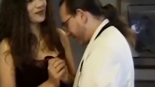 Slim voluptuous teen with hairy pussy has her pussy fucked