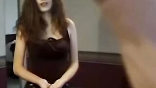 Slim voluptuous teen with hairy pussy has her pussy fucked