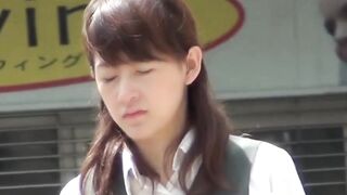 Japanese babes being sharked by brazen voyeurs
