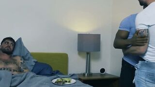 DisruptiveMovie.com - Boss Chris Damned watches raw threesome with employee Blain O'C