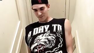 We love seeing straight thug Cherokee enjoying his cock