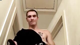We love seeing straight thug Cherokee enjoying his cock
