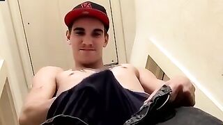 We love seeing straight thug Cherokee enjoying his cock