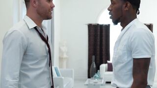 MaleNoir.com - Interracial anal fuck fest with hunks Beau Reed and Deep Dic going har
