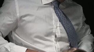 Eric Charming's dildo fucking with suited Jax Thirio
