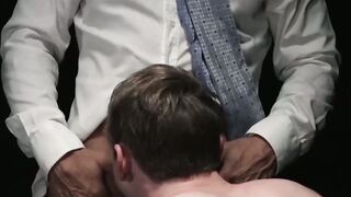 Eric Charming's dildo fucking with suited Jax Thirio