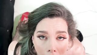 Gorgeous babe Nicole Emma Vaunt bent over in welcoming the hard cock of horny Donnie