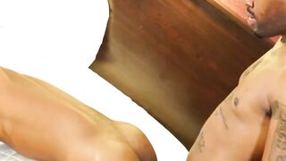 Black studs Sleepy Reed and Unlimited Creamz crave to breed and feel each others BBCs
