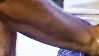 This classic scene features Francis Ellie fondling my cock until it becomes hard