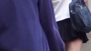 NipponSexTV.com - Japanese schoolgirls secretly filmed by voyeur