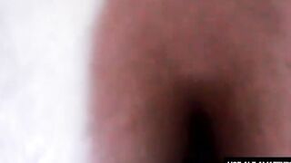 RealAltGuys.com - Bearded male tranny takes a giant cock in his pussy POV and shoots