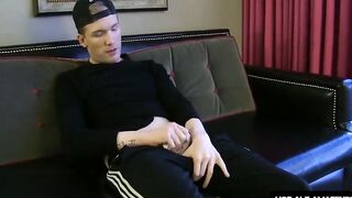 RealAltGuys.com - Good looking alt dude fingers his bum and jerks off solo and orgasm