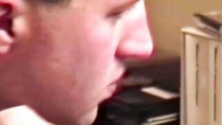 BobAuntie.com - Jerking off homemade style with a hairy guy with big hands intensely