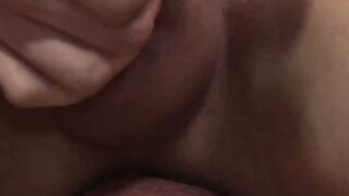 DaddyBreeding.com - Hung daddy barebacks tight hairy twink ass from behind with vigor