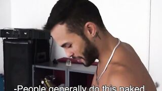 SayUncleNetwork.com - Handsome Latino's first gay raw anal experience and cumshot