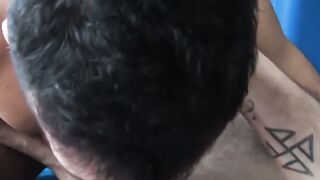 SayUncleNetwork.com - Handsome Latino's first gay raw anal experience and cumshot