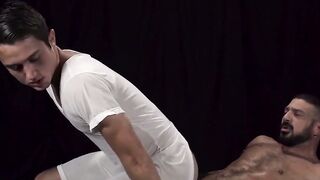 SayUncleNetwork.com - Buff Mormon raw barebacks young man hard and rough