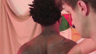 SayUncleNetwork.com - Black dominant hunk's hardcore bareback pounding of a sporty jo