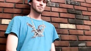 Str8Thugs.com - Twink Dakota's floor-spattering cum shot after a heated jerk off sess