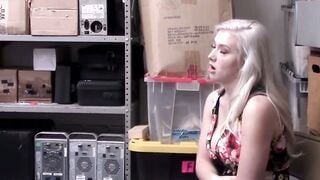Goth teen interrogated and banged by officer for shoplifting
