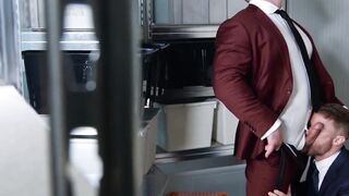 PlayingMen.com - Work is a lovely setting for men in fancy clothing to fuck with inte