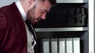 PlayingMen.com - Work is a lovely setting for men in fancy clothing to fuck with inte
