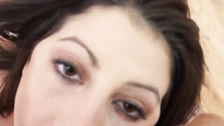 Alison De Vore fed hot cum after stepdad doggystyle pounding