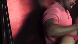 DarkGodz.com - Cute ebony's hard dick stroked while getting barebacked