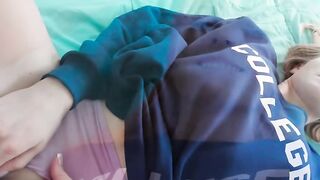 Sensual girl does everything for her stepbrothers pleasure
