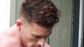FalconsXXX.com - Handsome homosexuals enjoy outdoor cock sucking and raw anal sex