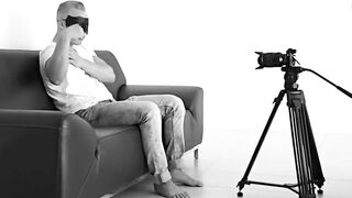 MaskXXX.com - Disguised hunk jacking off his really big cock with ease