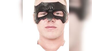 MaskXXX.com - Disguised hunk jacking off his really big cock with ease
